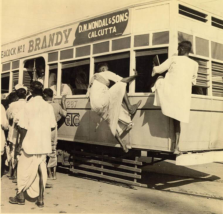 First Tram in Kolkata 