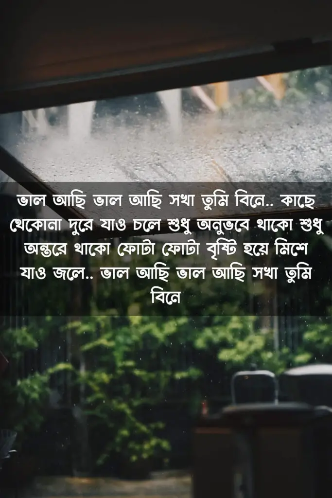 বৃষ্টি নিয়ে উক্তি ও ফটো ~ Bengali Quotes on Rain