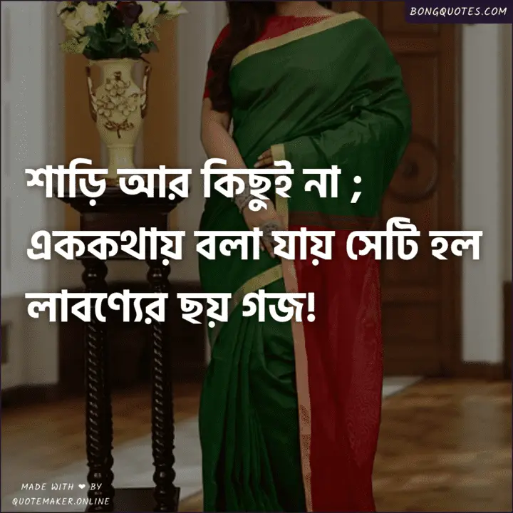 instagram sari captions in bangla | শাড়ি নিয়ে কবিতা