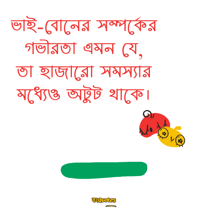 ভাই বোন নিয়ে স্ট্যাটাস 14