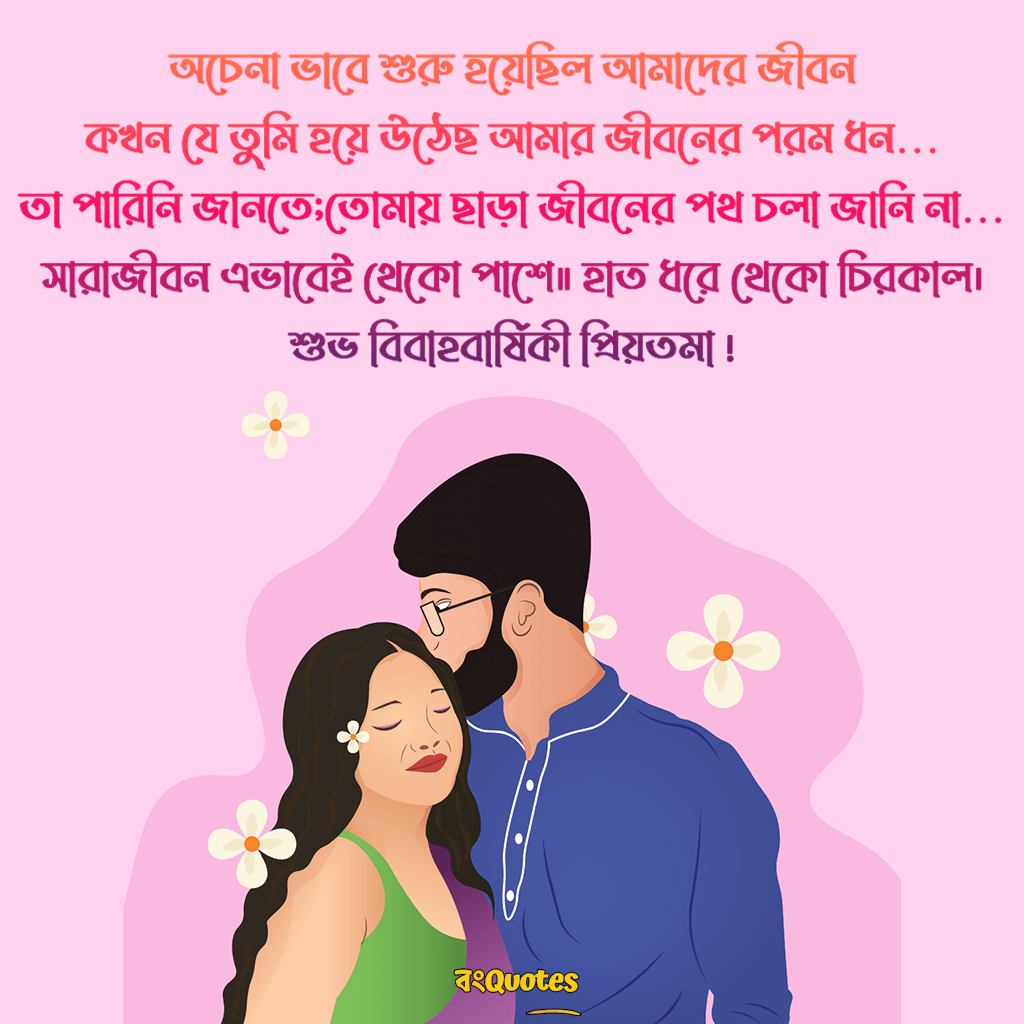 স্বামীর পাঠানো স্ত্রীকে শুভেচ্ছাবার্তা 