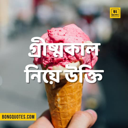 গ্রীষ্মকাল, কালবৈশাখী নিয়ে উক্তি