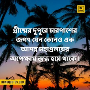 কাঠফাটা গ্রীষ্মকাল নিয়ে উক্তি ~ Bengali Quotes, Lines, Shayeri on Summer