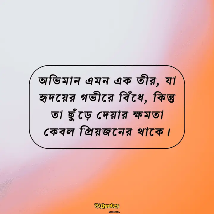 অভিমান নিয়ে উক্তি 4