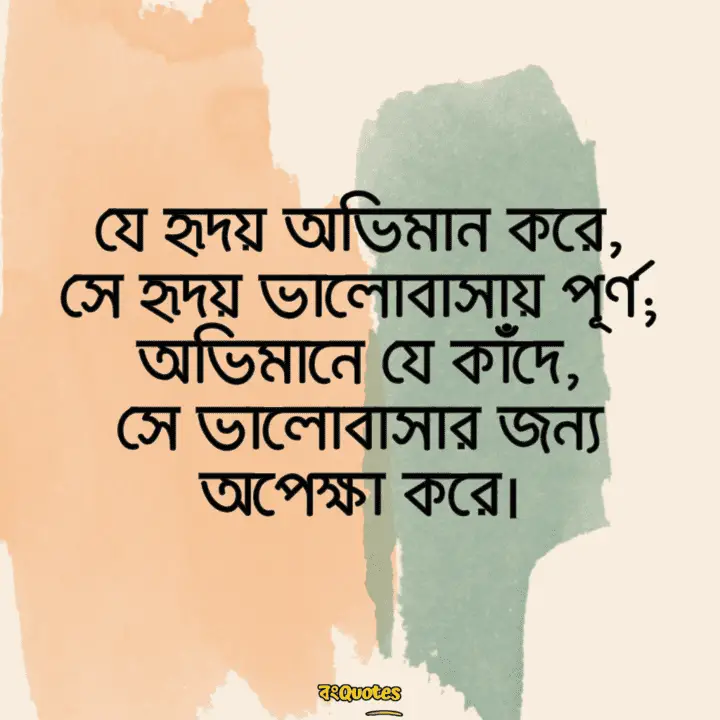 অভিমান নিয়ে উক্তি 7