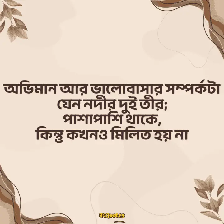 অভিমান নিয়ে উক্তি 8