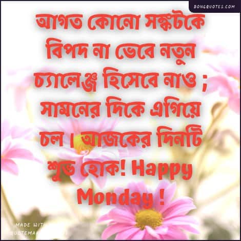 সোমবারের শুভেচ্ছাবার্তা স্টেটাস