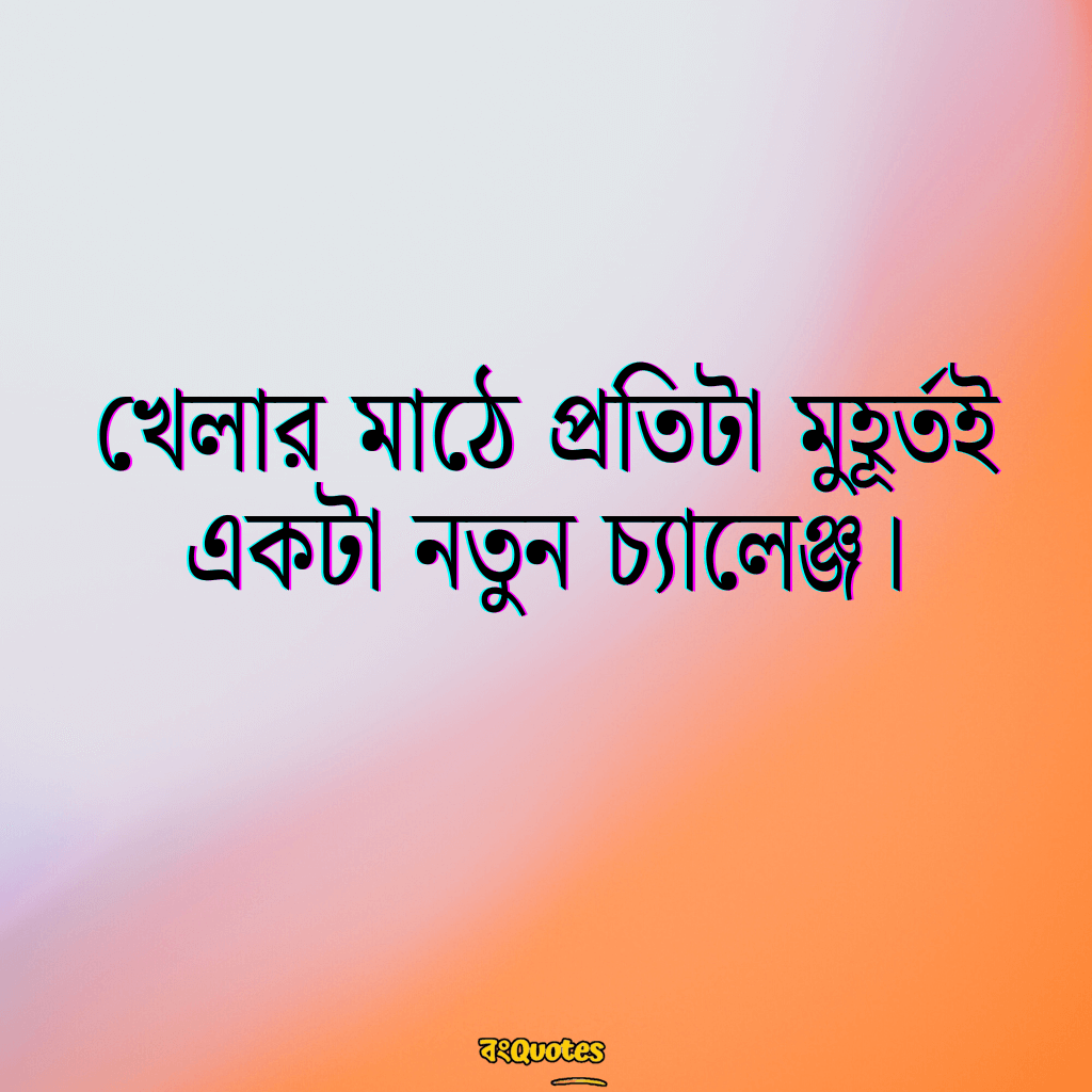 খেলা নিয়ে উক্তি 4