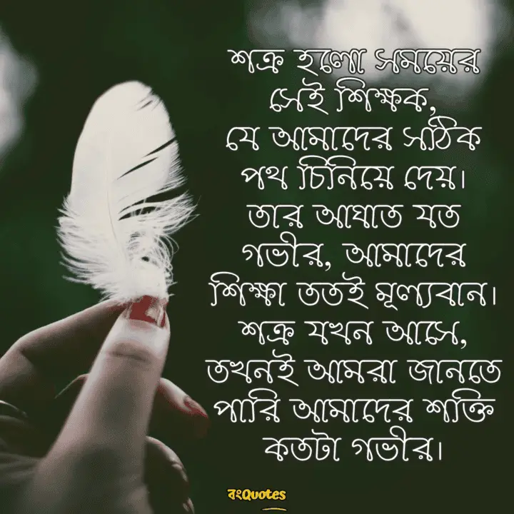 শত্রু নিয়ে উক্তি 7