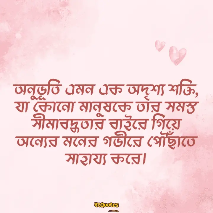 অনুভূতি নিয়ে উক্তি 12