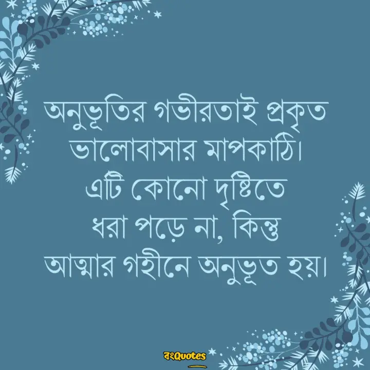 অনুভূতি নিয়ে উক্তি 17