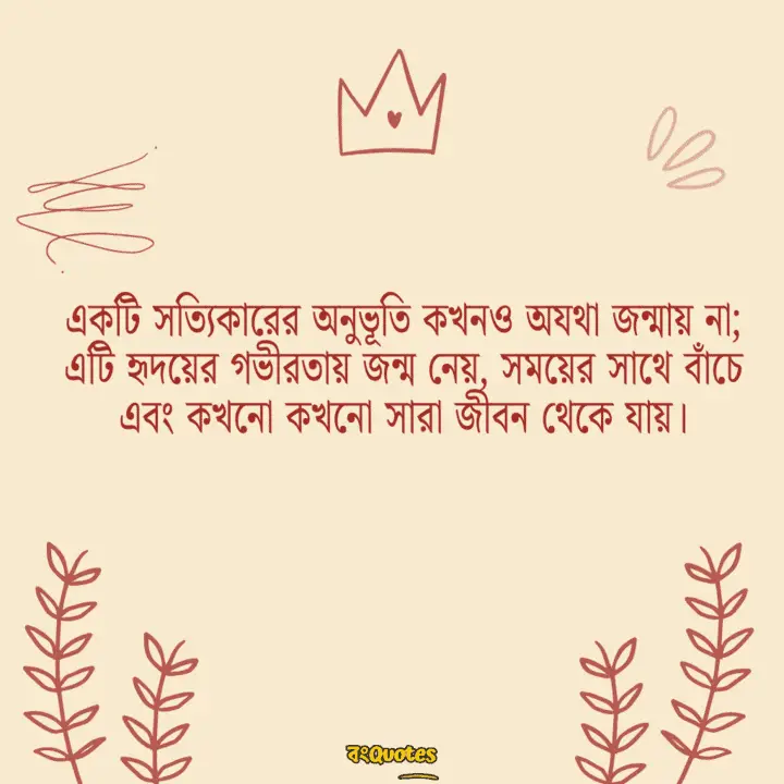 অনুভূতি নিয়ে উক্তি 2