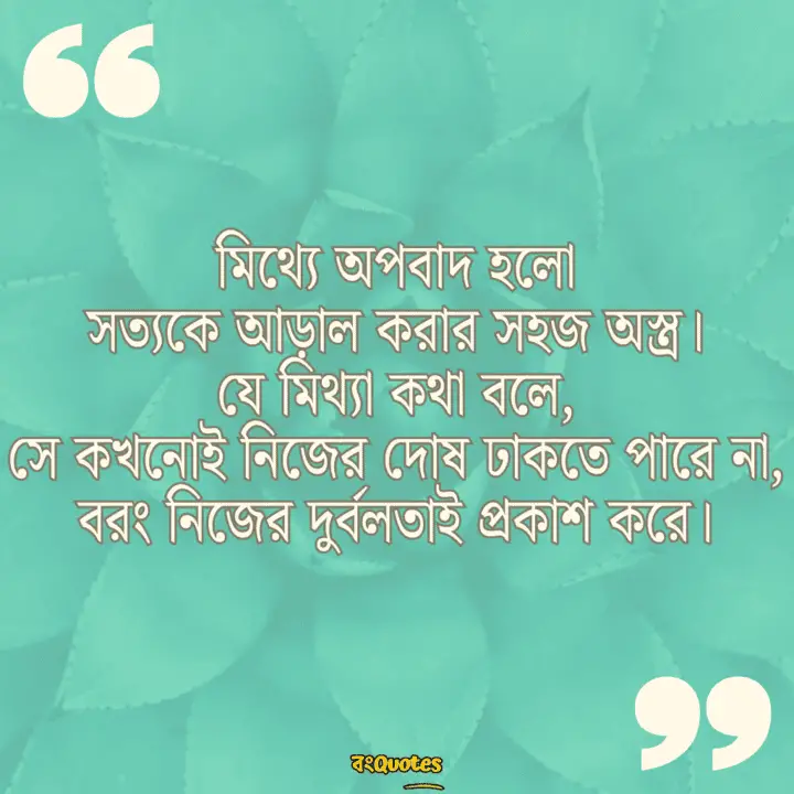 অপবাদ নিয়ে সেরা উক্তি 1