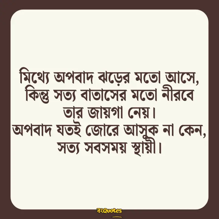 অপবাদ নিয়ে সেরা উক্তি 2