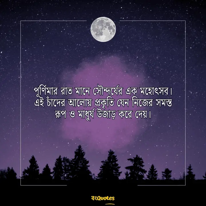 পূর্ণিমার চাঁদ নিয়ে লেখা উক্তি 2