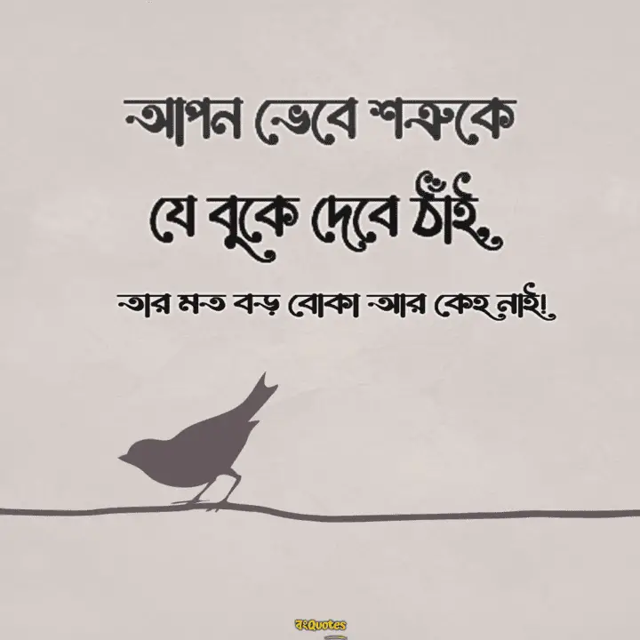 শত্রু নিয়ে ক্যাপশন 2