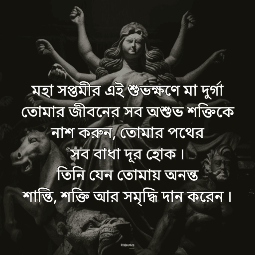 মহা সপ্তমীর শুভেচ্ছা 3