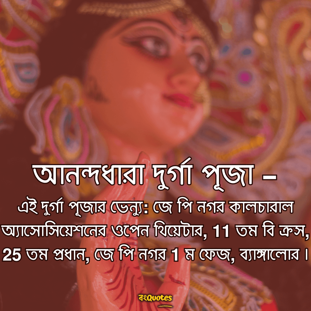 আনন্দধারা দুর্গা পূজা 