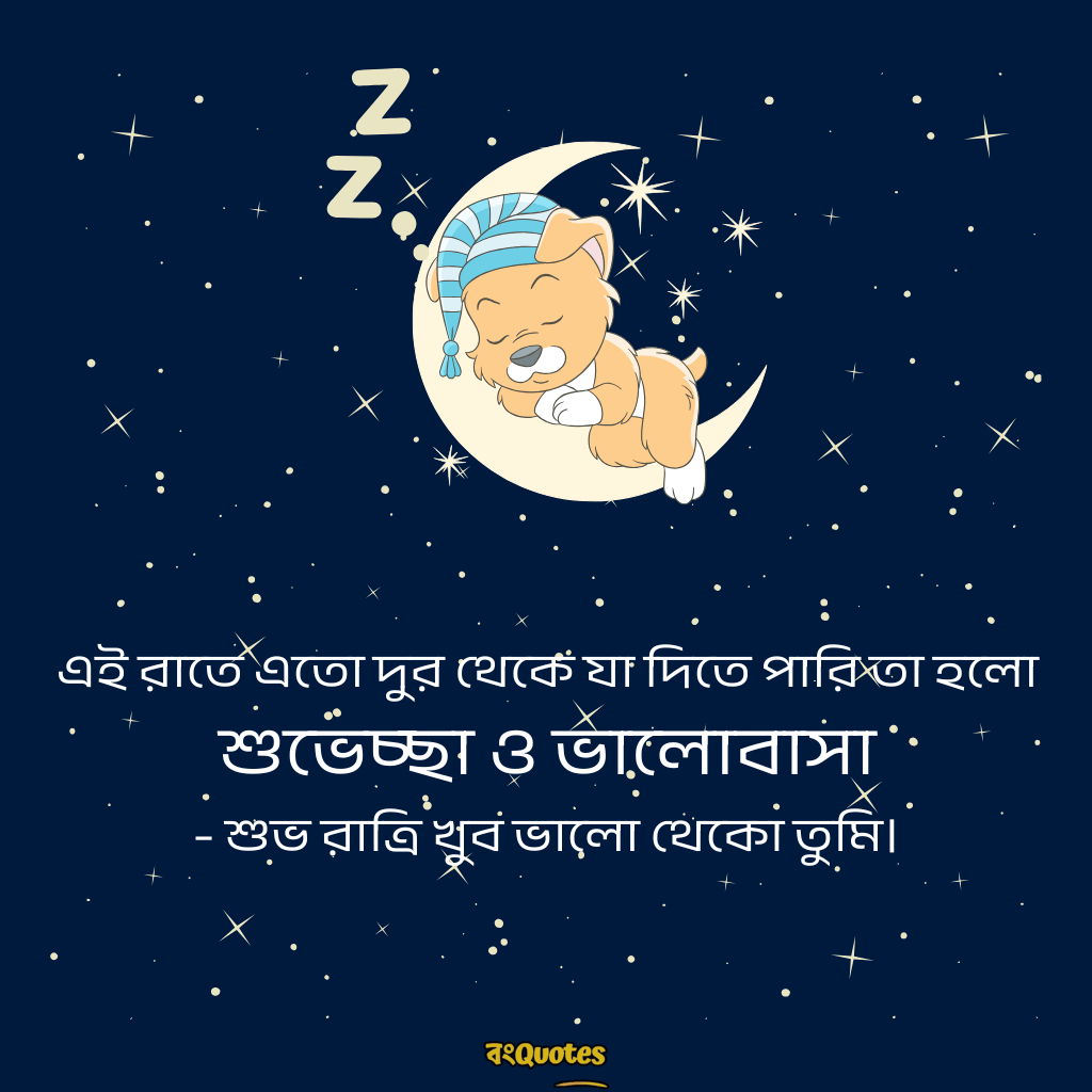 শুভ রাত্রি রোমান্টিক ক্যাপশন 10