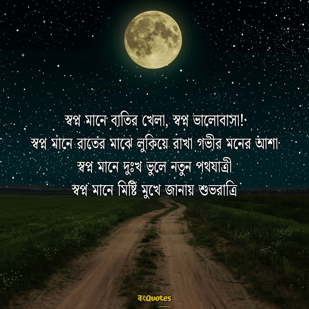 শুভ রাত্রি রোমান্টিক ক্যাপশন 4