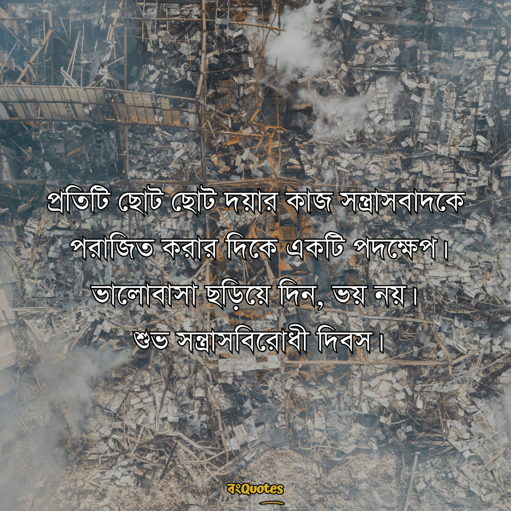 সন্ত্রাসবিরোধী দিবসের বার্তা 7