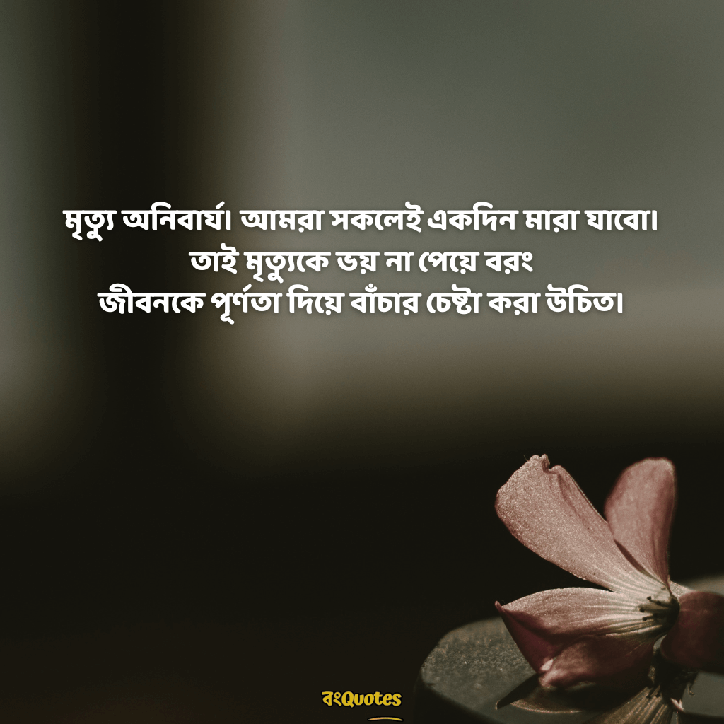 মৃত্যু নিয়ে ক্যাপশন 3