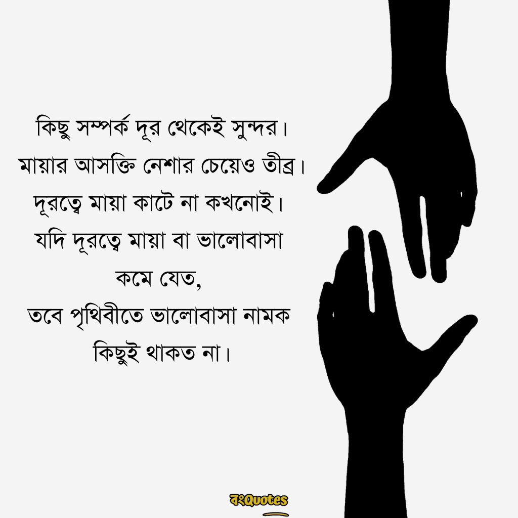 দূর থেকে ভালোবাসার ক্যাপশন 10