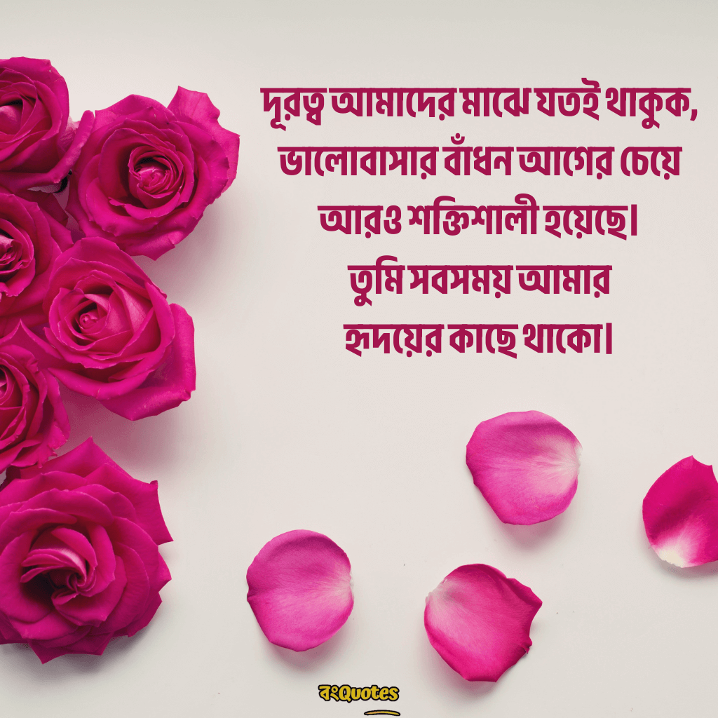 দূর থেকে ভালোবাসার ক্যাপশন 16