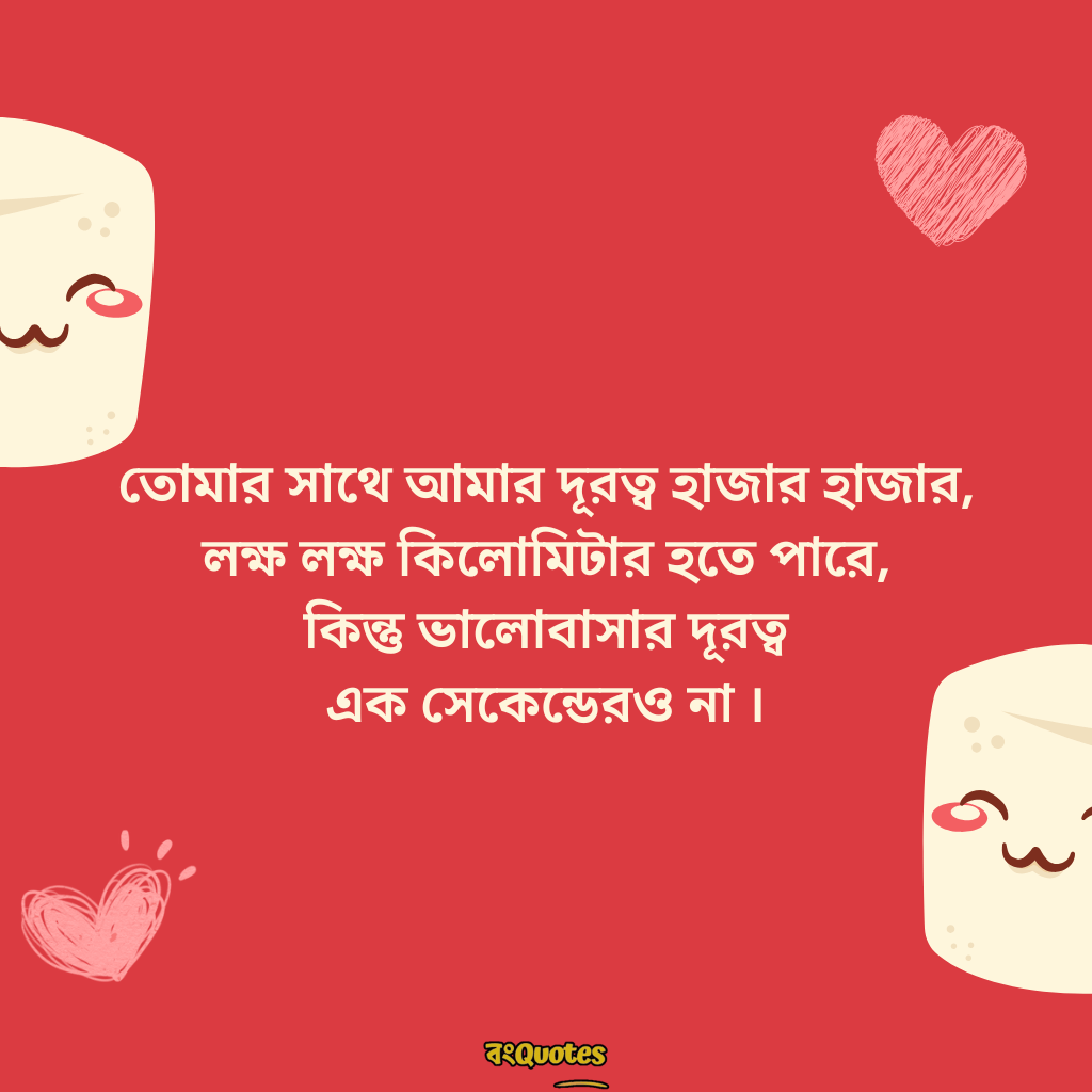 দূর থেকে ভালোবাসার ক্যাপশন 4