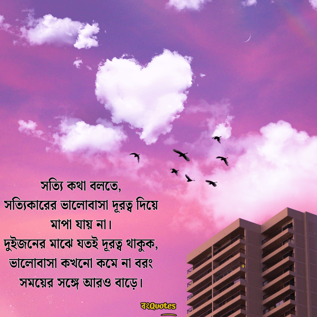 দূর থেকে ভালোবাসার ক্যাপশন 5