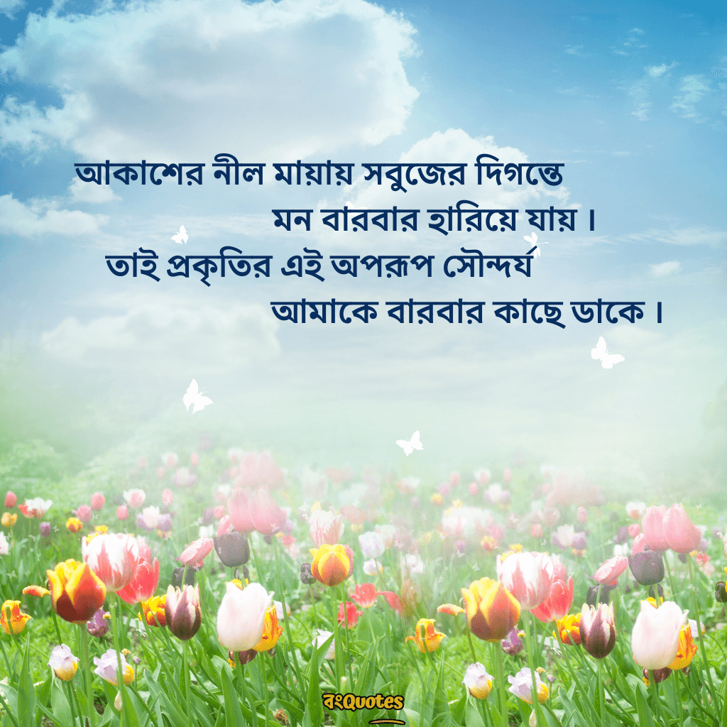 সবুজ প্রকৃতি নিয়ে ক্যাপশন 3