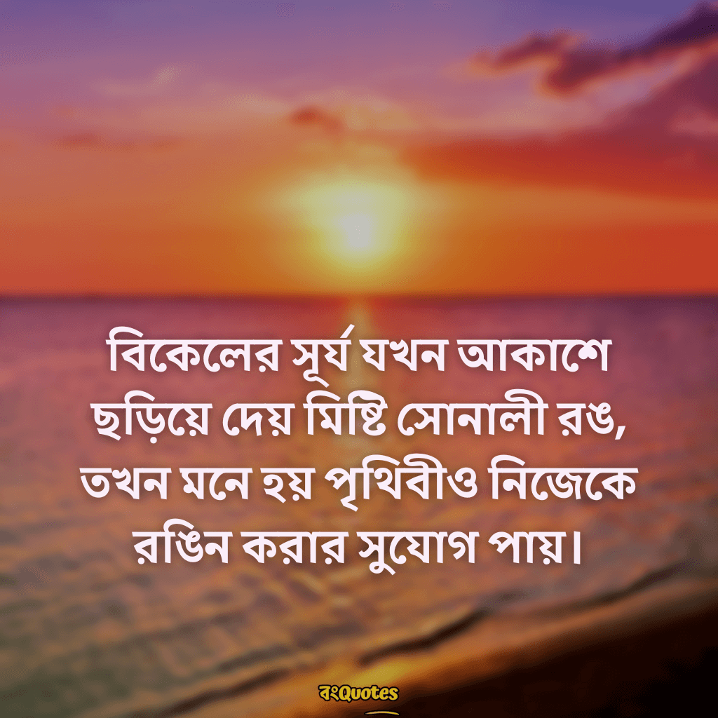 শেষ বিকেলের সূর্য নিয়ে ক্যাপশন 15