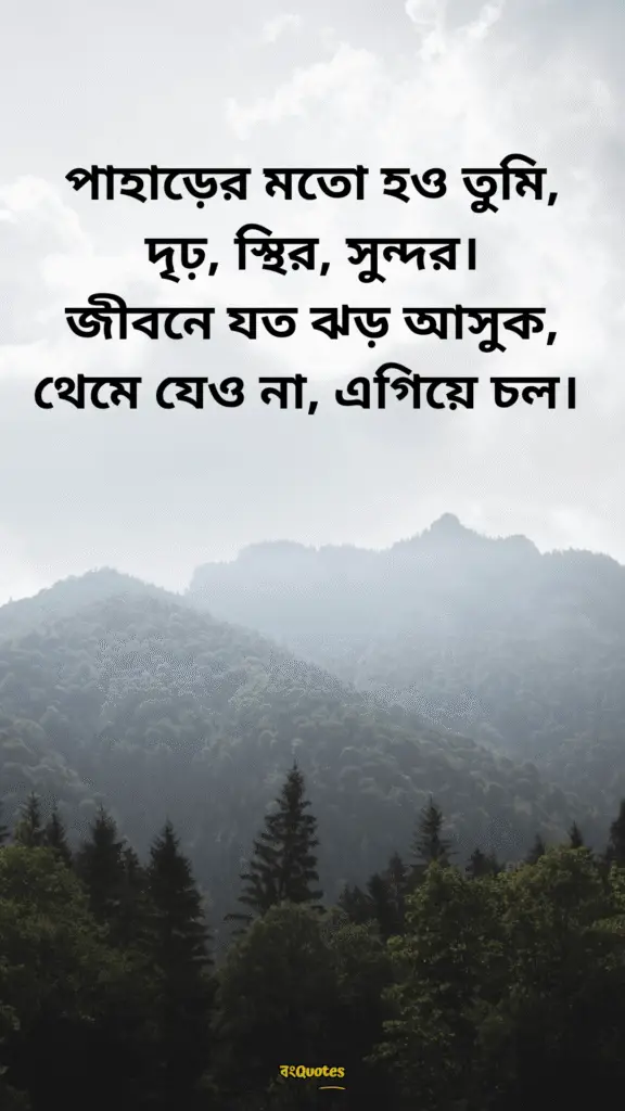 পাহাড় নিয়ে ক্যাপশন 3