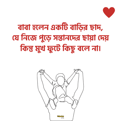 বাবাকে নিয়ে ক্যাপশন 1