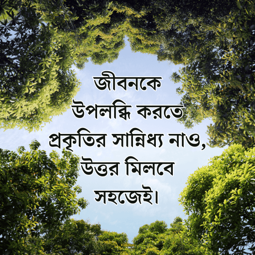 প্রকৃতি নিয়ে ক্যাপশন বাংলা 12