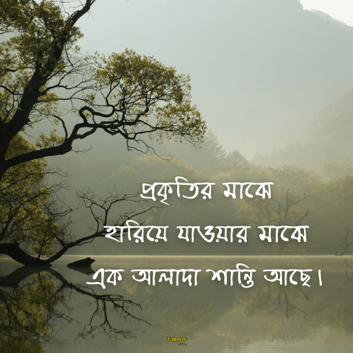 প্রকৃতি নিয়ে ক্যাপশন বাংলা 2