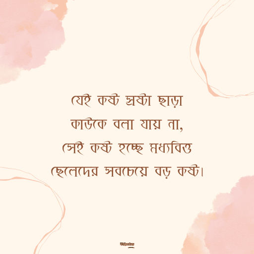 মধ্যবিত্ত ছেলেদের কষ্টের স্ট্যাটাস 6