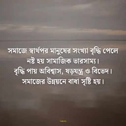 স্বার্থপর মানুষ নিয়ে ক্যাপশন 6