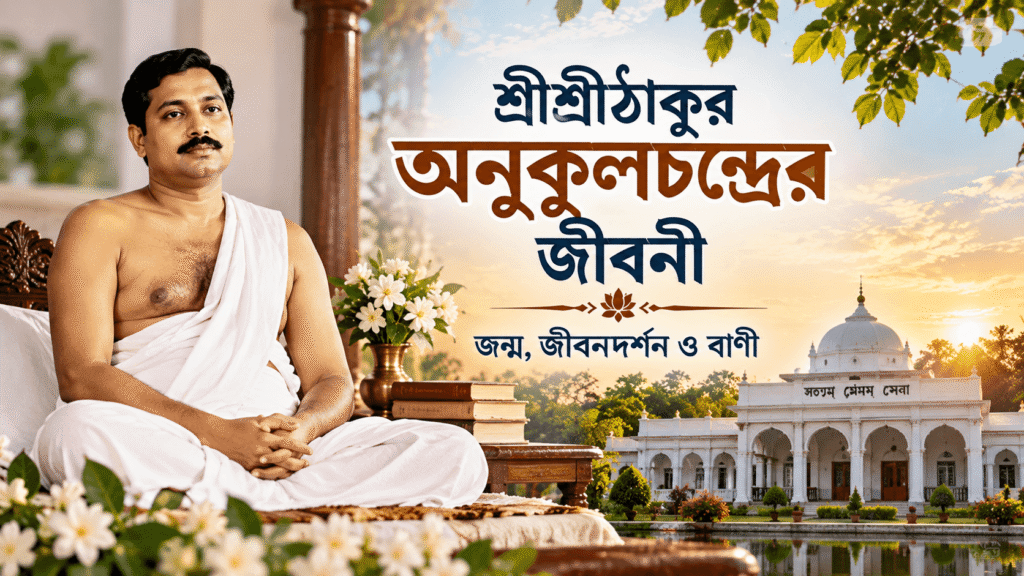 শ্রীশ্রীঠাকুর অনুকূলচন্দ্রের জীবনী , সেরা উক্তি ও বাণী